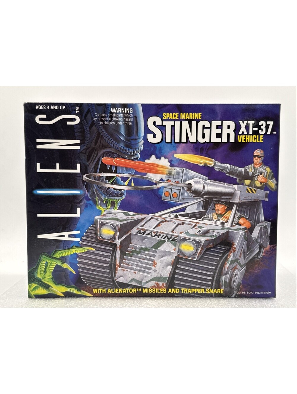 Aliens Space Marine Stinger XT-37 Vehicle W/Alienator Kenner #65810 Vintage 1992